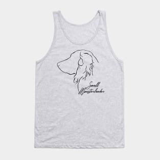 Proud Small Munsterlander profile dog lover Tank Top